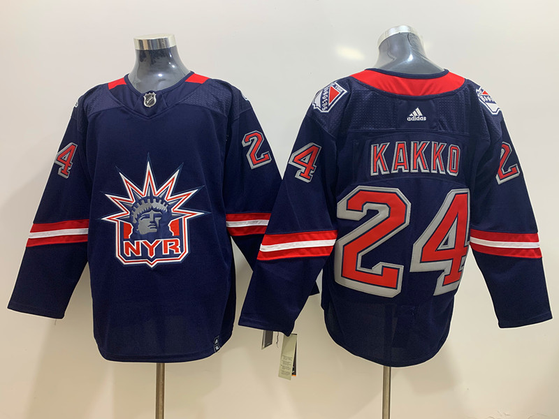 Men's New York Rangers Kaapo Kakko #24 Navy Jersey